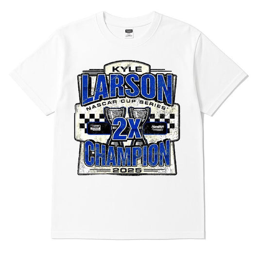 Kyle Larson Two-time Nascar Cup Series Champion Vintage Car T-shirt