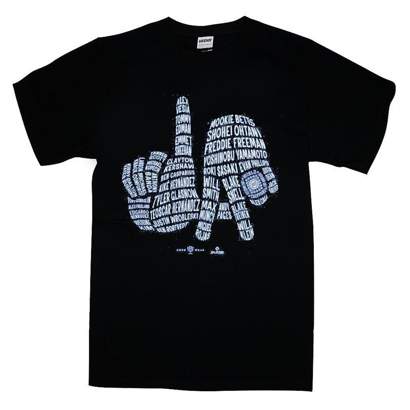 La 2025 Champs, La Fingers Sign Hands Ring Los Angeles Baseball 2025 World Champs Shohei Ohtani T-shirt