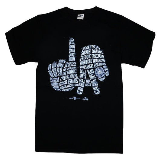 La 2025 Champs, La Fingers Sign Hands Ring Los Angeles Baseball 2025 World Champs Shohei Ohtani T-shirt