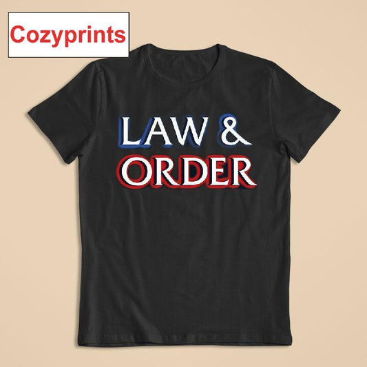 Law And Order Logo T-shirt