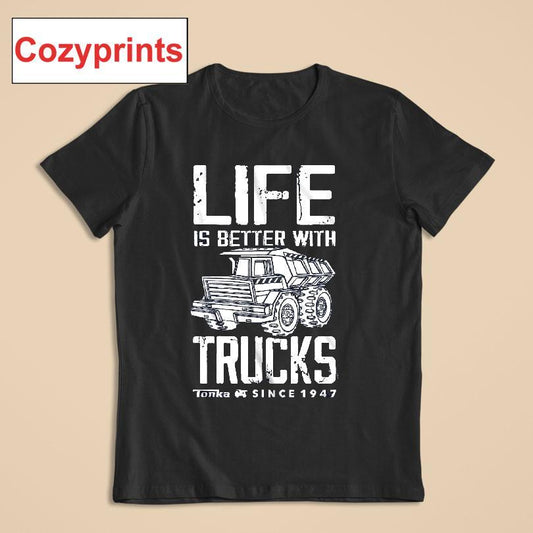 Life Is Better With Trucks Tonka T-shirt