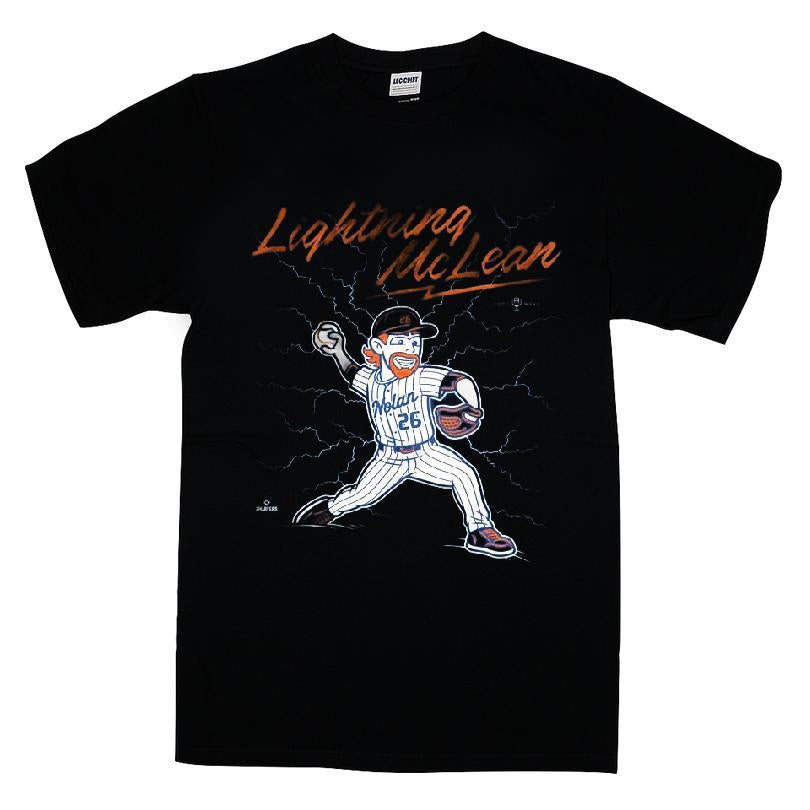 Lightning Mclean Nolan Mclean Queens New York Baseball Mlbpa T-shirt