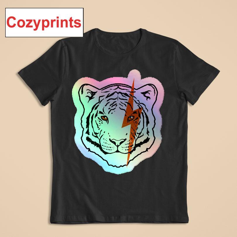 Lightning Tiger Holographic T-Shirt