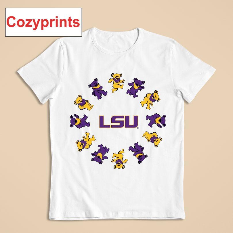 Lsu X Grateful Dead Circle Bears T-shirt
