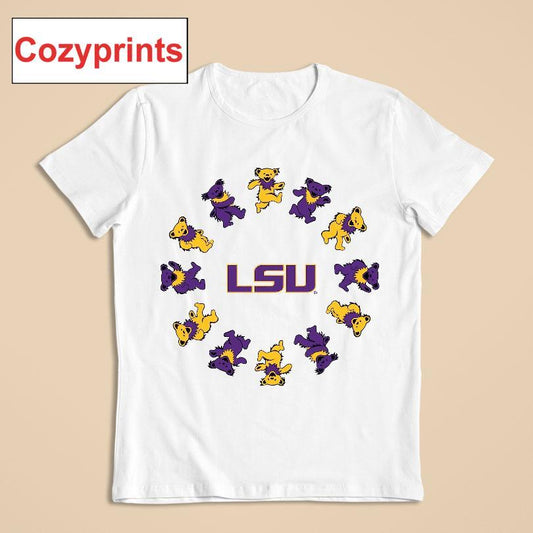Lsu X Grateful Dead Circle Bears T-shirt