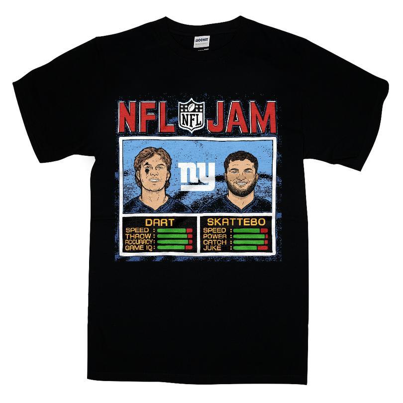 Nfl Jam Giants Dart And Skattebo T-shirt
