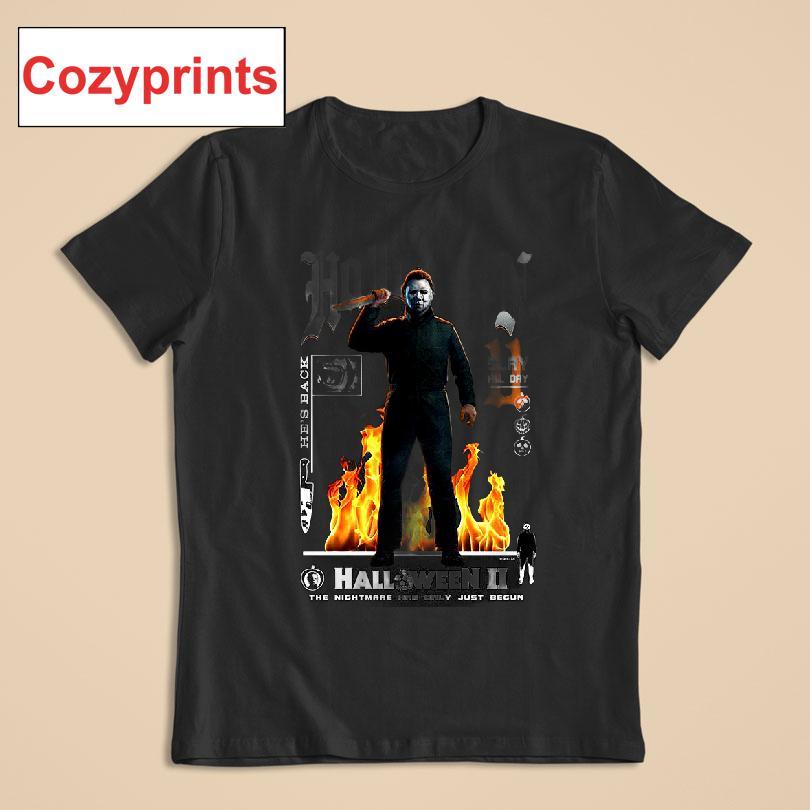 Nightmare Flames Halloween T-shirt