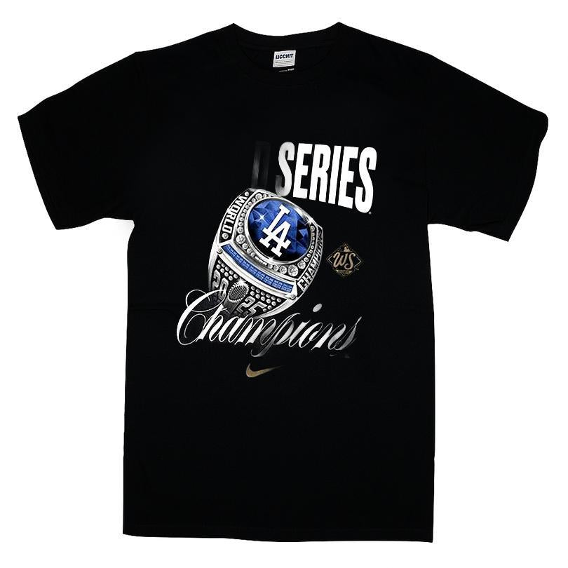 Nike Los Angeles Dodgers 2025 World Series Champions Offensive Strategy T-shirt
