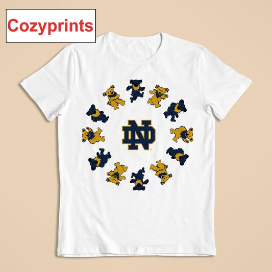 Notre Dame X Grateful Dead Circle Bears T-shirt