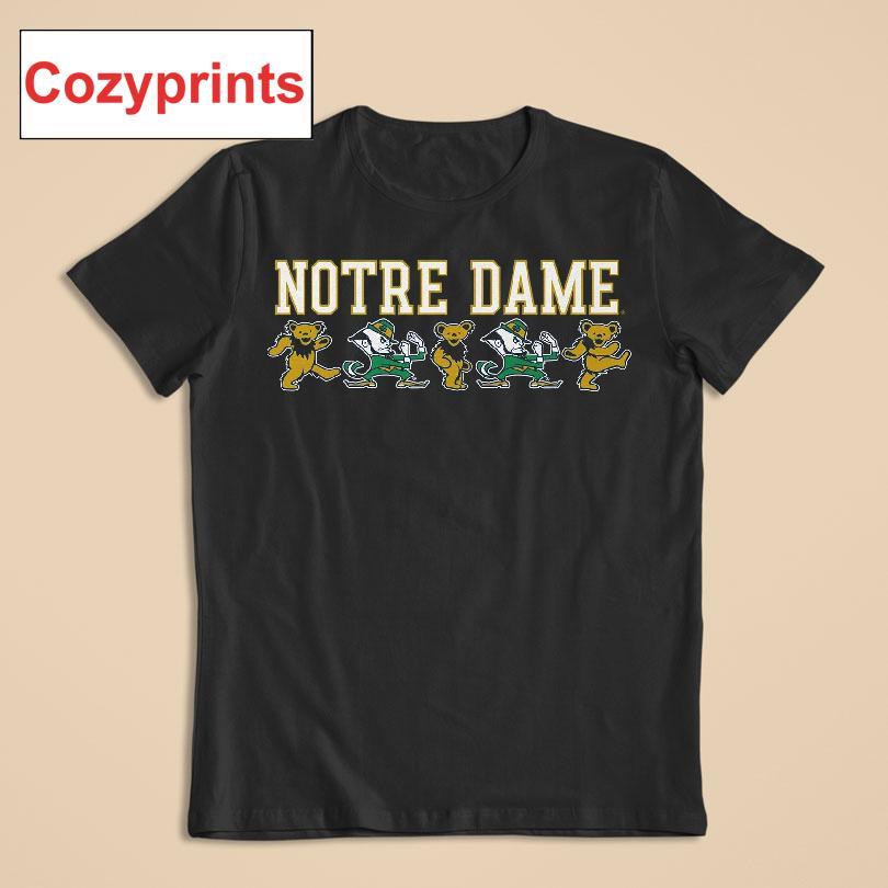 Notre Dame X Grateful Dead Mascot Bears T-shirt