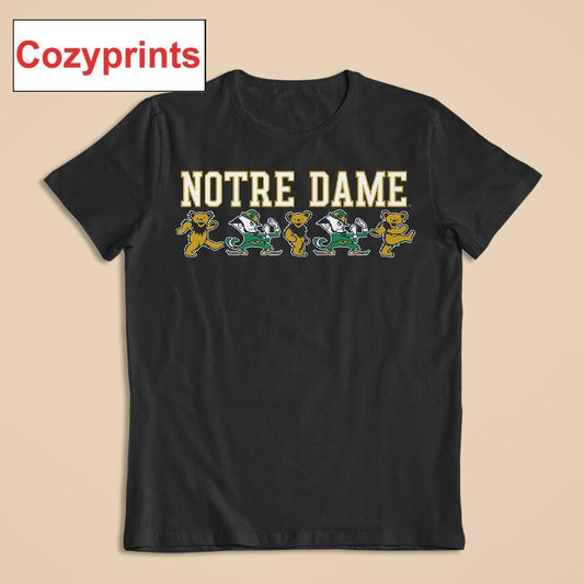 Notre Dame X Grateful Dead Mascot Bears T-shirt