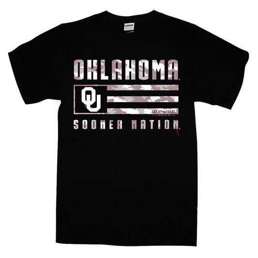 Oklahoma Sooners Nation Banner Flag T-shirt