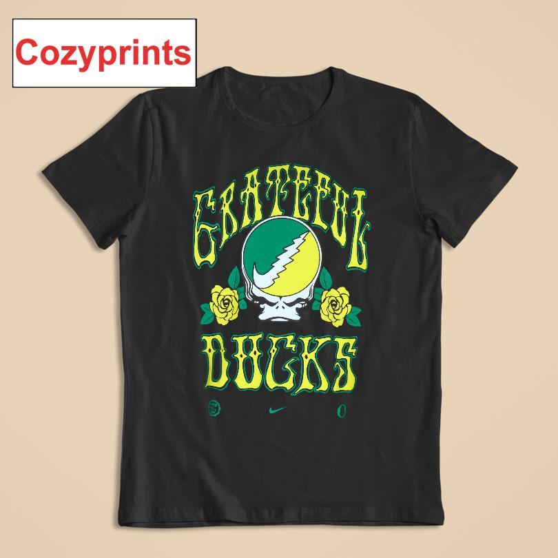 Oregon Grateful Ducks Roses T-shirt