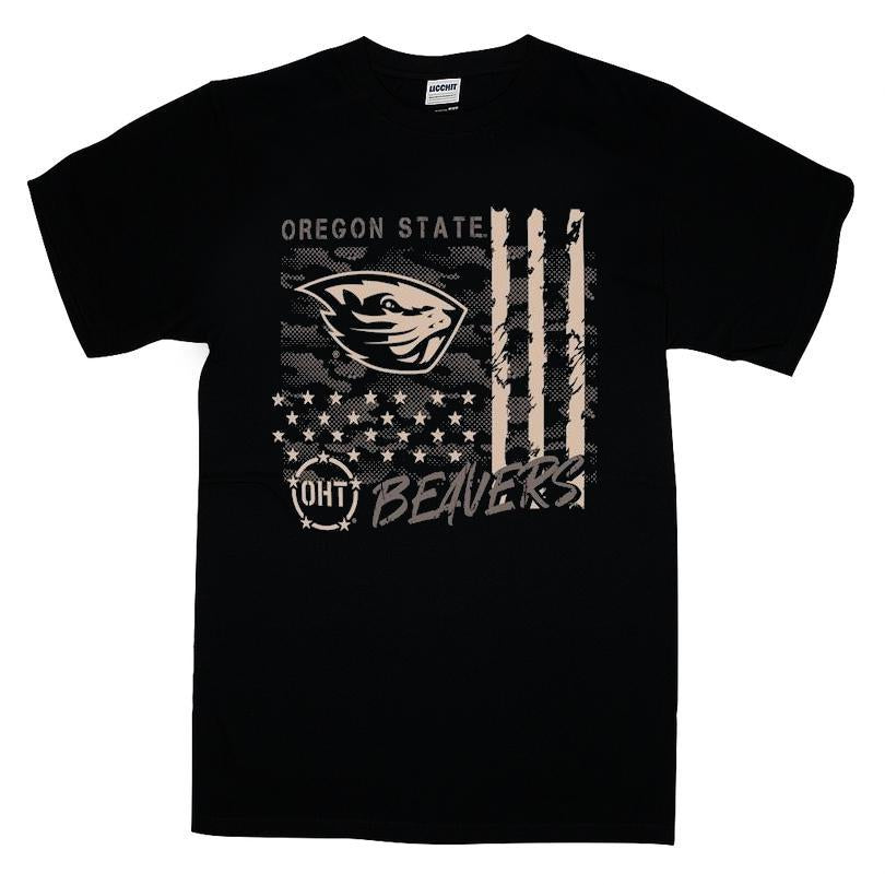 Oregon State Beavers OHT Camo Overlay T-shirt
