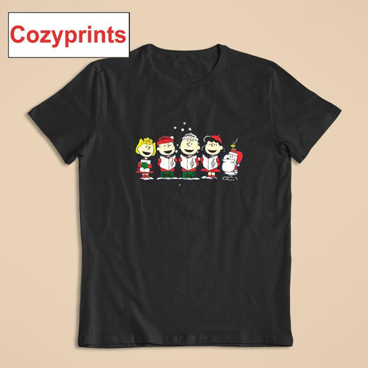 Peanuts Christmas Caroling T-shirt
