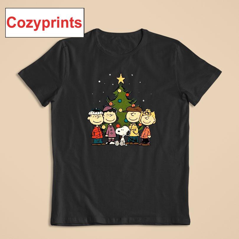 Peanuts Snoopy And Friends Christmas Tree T-shirt