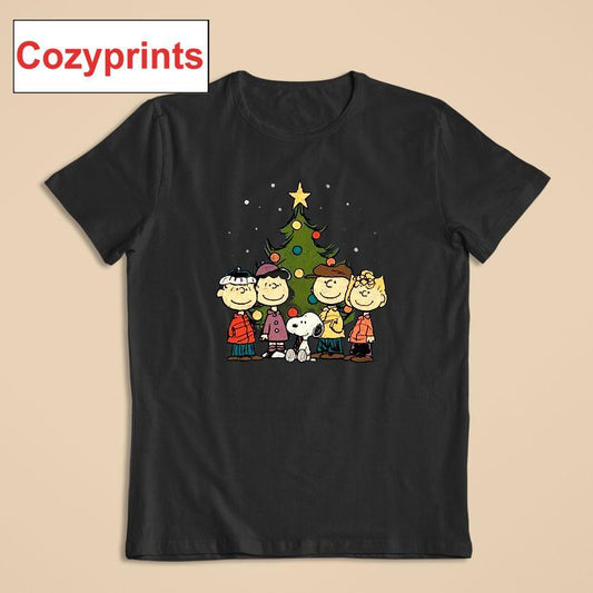 Peanuts Snoopy And Friends Christmas Tree T-shirt