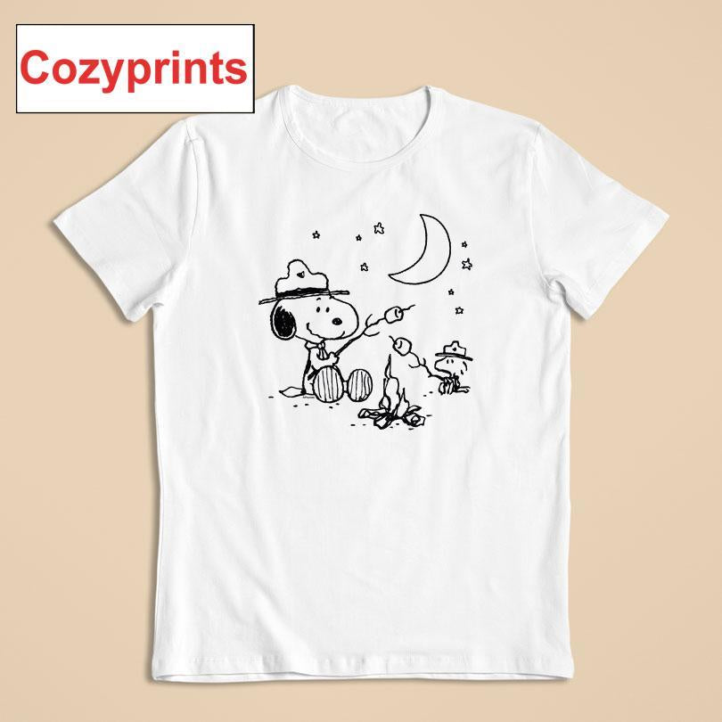 Peanuts Snoopy Camping Graphic T-shirt