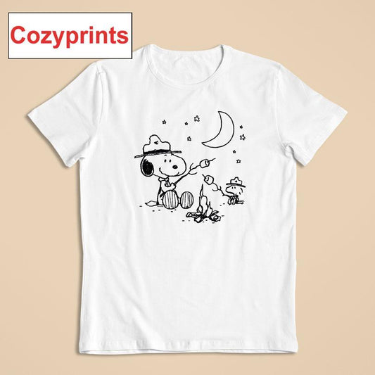 Peanuts Snoopy Camping Graphic T-shirt