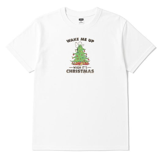 Peanuts Snoopy Wake Me Up When It's Christmas T-shirt