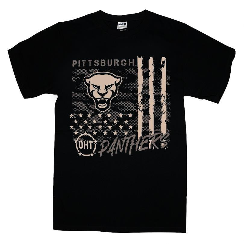 Pitt Panthers OHT Camo Overlay T-shirt