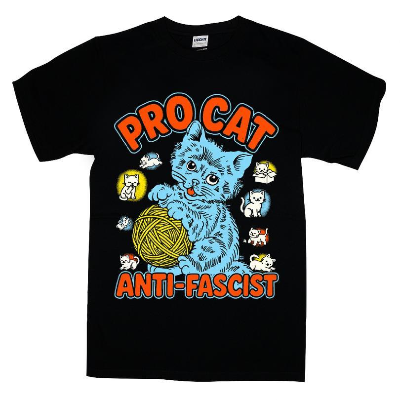Pro Cat Anti-Fascist T-shirt