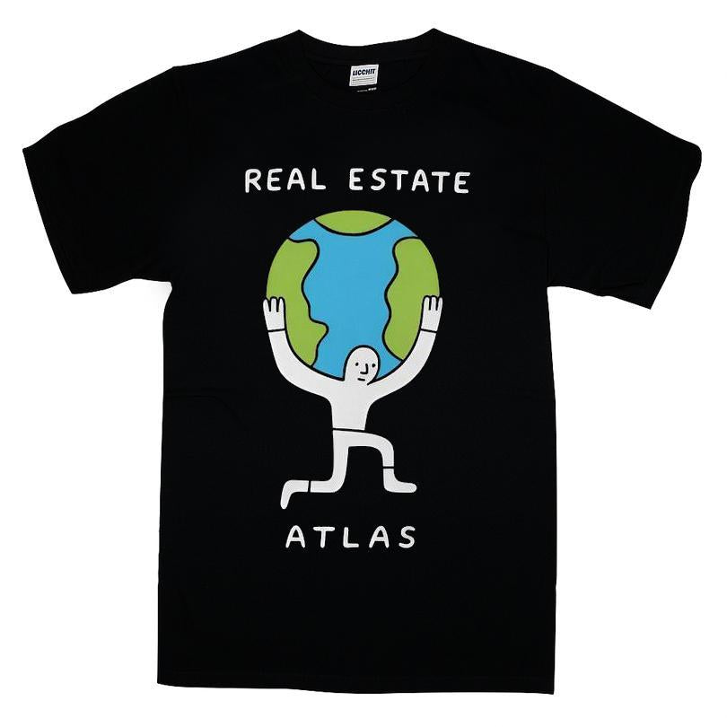 Real Estate Atlas Planet Earth Graphic T-shirt