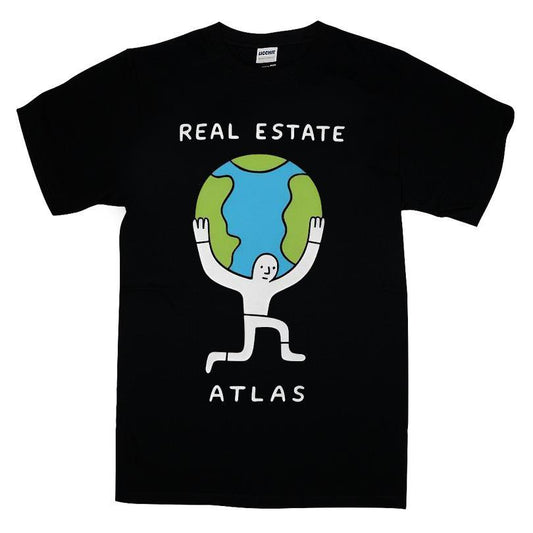 Real Estate Atlas Planet Earth Graphic T-shirt