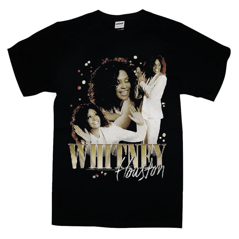 Retro Collage Whitney Houston T-shirt