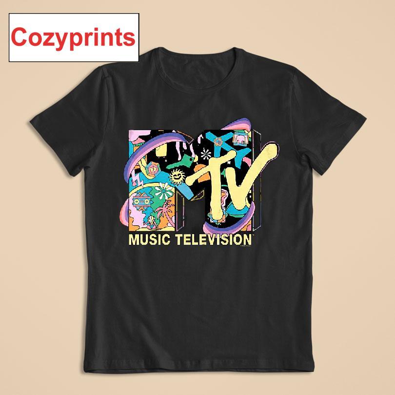 Retro Vacation Logo Mtv T-shirt