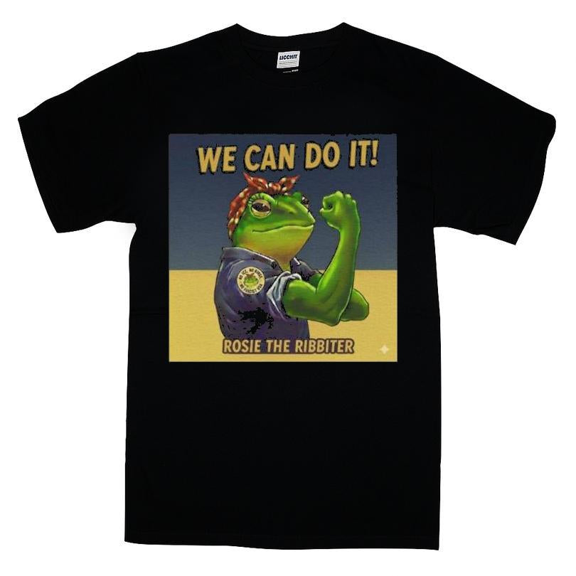 Rosie The Ribbiter We Can Do It Frog Shirt