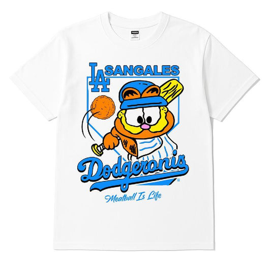Sangales Los Angeles Dodgers Dodgeronis Meatball Is Life T-shirt