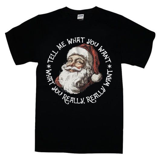 Santa Claus Tell Me What You Want, What You Really T-shirt