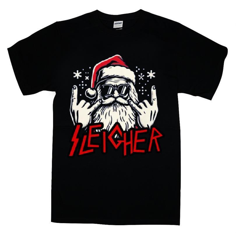 Santa Sleigher Rock T-shirt