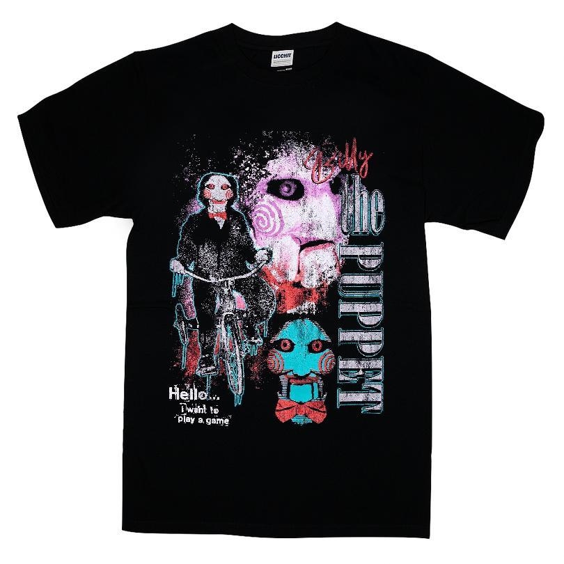 Saw Billy The Puppet Collage T-shirt