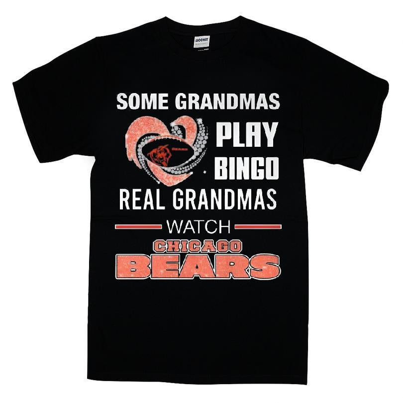 Some Grandmas Play Bingo, Real Grandmas Watch Chicago Bears 2025 T-shirt