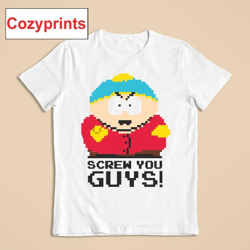 South Park 8-bit Cartman Screw You Guys T-shirt