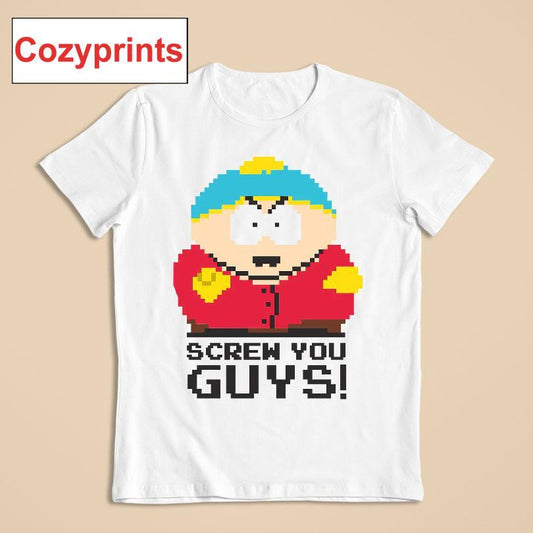 South Park 8-bit Cartman Screw You Guys T-shirt