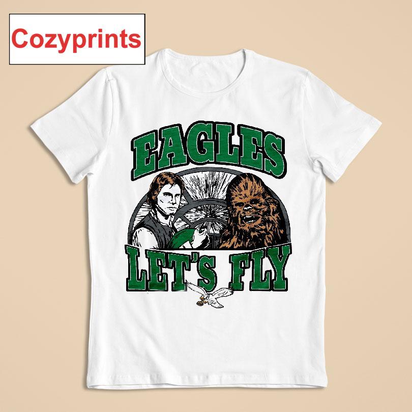 Star Wars Philadelphia Eagles Let's Fly T-shirt