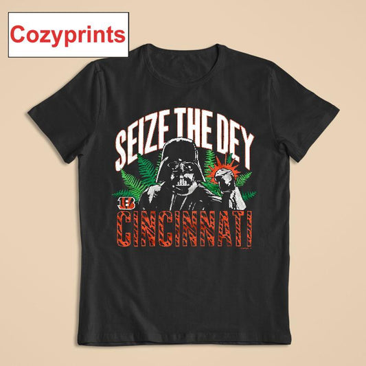 Star Wars Seize The Dey Cincinnati Bengals Dark Side T-shirt