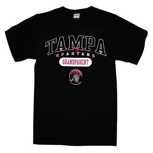 Tampa Spartans Champion Grandparent Pill Box T-shirt