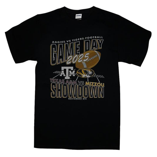 Texas A&M Aggies vs Mizzou Tigers Showdown Gameday 2025 T-shirt