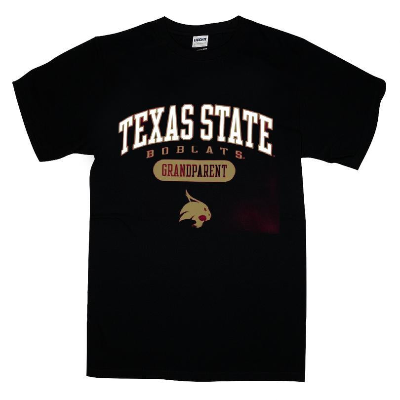 Texas State Bobcats Champion Grandparent Pill Box T-shirt