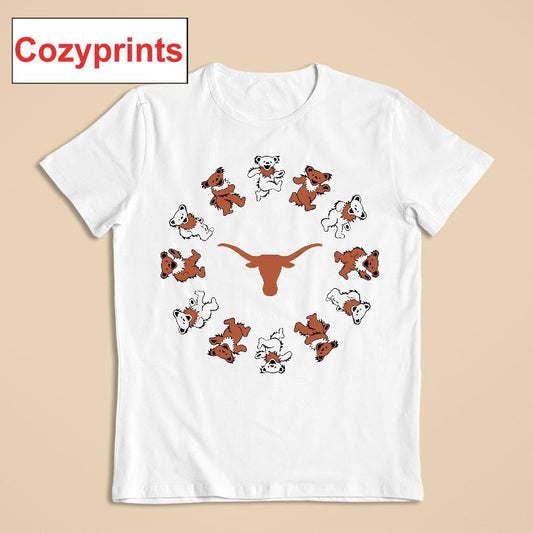 Texas X Grateful Dead Circle Bears T-shirt
