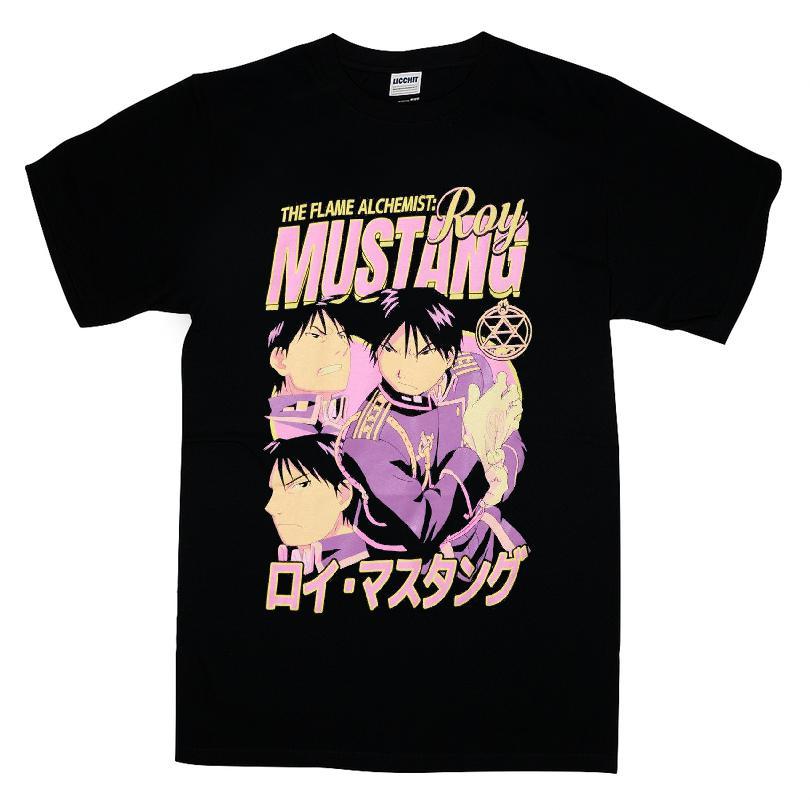 The Flame Alchemist Brotherhood Roy Mustang Collage T-shirt
