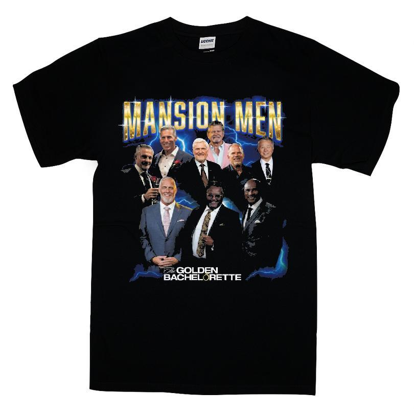 The Golden Bachelorette Mansion Men T-shirt