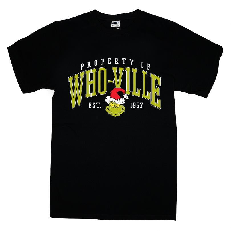 The Grinch Property Of  Whoville Est 1957 T-shirt