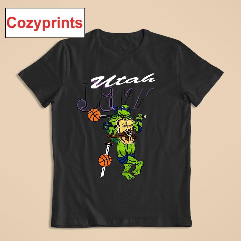 Tmnt Leonardo X Utah Jazz T-Shirt