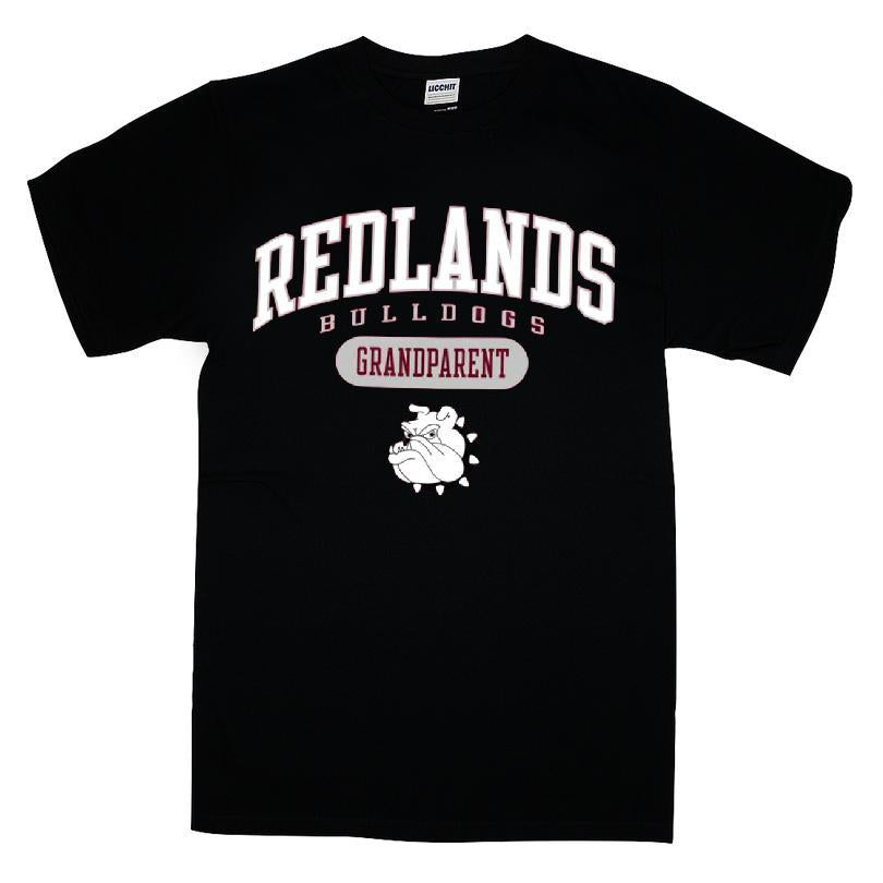 University Of Redlands Bulldogs Champion Grandparent Pill Box T-shirt