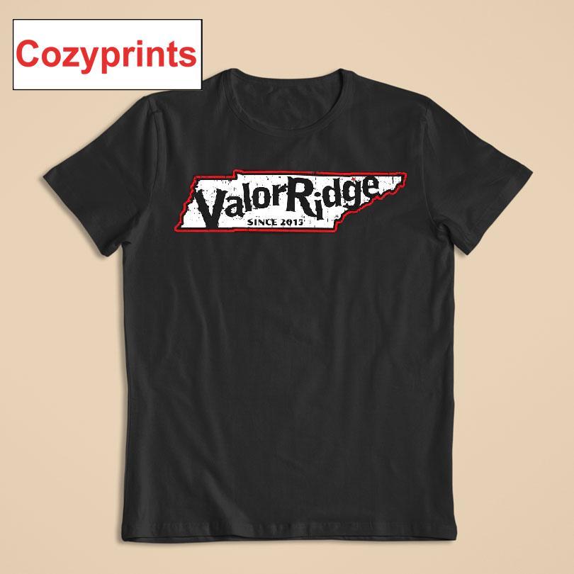 Valor Ridge Since 2015 Confidence Competence Ability T-shirt